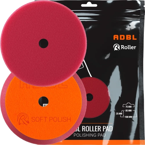 ADBL ROLLER DA SOFT POLISH 75/85mm średnio miękki pad polerski